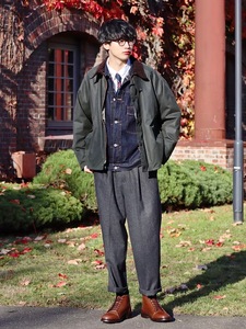 Giacca di cera da trasporto primavera autunno scozzese stile giapponese <span class=keywords><strong>nero</strong></span> verde impermeabile giacca da uomo <span class=keywords><strong>Oversize</strong></span> <span class=keywords><strong>cappotto</strong></span> - Product Image 6