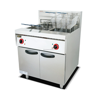 Commerciële Verticale Dubbele Cilinder Elektrische Cilinder 2-Tank 4-Mand Timer Elektrische Apparatuur Gepolijst Afwerking Zelfreinigend