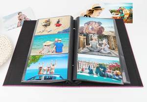 Grande capacità per l'anniversario di matrimonio in famiglia <span class=keywords><strong>Album</strong></span> di lino contiene <span class=keywords><strong>300</strong></span> <span class=keywords><strong>foto</strong></span> orizzontali <span class=keywords><strong>Album</strong></span> fotografico in tessuto 4x6 <span class=keywords><strong>300</strong></span> - Product Image 3