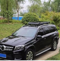Kit de panier de toit plat en aluminium de haute qualité à fixation par boulons, profil bas, robuste, pour véhicules universels SUV 4x4