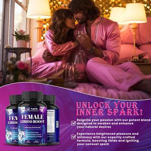 Kapsul Suplemen <span class=keywords><strong>Herbal</strong></span> Peningkat Gairah Wanita Label Pribadi OEM/ODM Kustom - Product Image 4