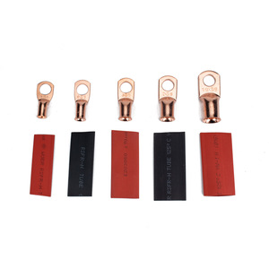 Ring <b>Terminals</b> Pure Copper AWG Size 8 To 1 0 For Electrical Wiring Connection - Product Image 1