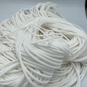 Tira de <span class=keywords><strong>cord</strong></span>ón de goma de espuma de silicona elástica redonda 1mm 2mm 3mm 4mm - Product Image 4