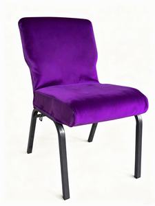 Nueva Funda de Silla Portátil Desmontable para Mobiliario de Teatro, Diseño Moderno de Tela con Opciones de Color para Uso en Iglesias y Escuelas - Product Image 6
