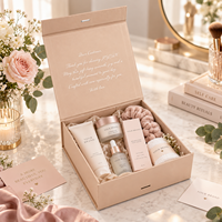 Boîte cadeau à fermeture magnétique de conception personnalisée haut de gamme, boîte pliante magnétique en carton rigide pour l'emballage de produits de soin de la peau