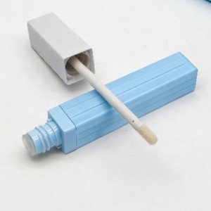 Square <b>Lip</b> Gloss Tube 4ml White Cap Empty Bottle For DIY Makeup Application - Product Image 1