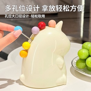 Unicorn Dessert Fork Holder Plastic Colorful Design For <b>Kids</b> And Adults Sweet Serving <b>Set</b> - Product Image 5