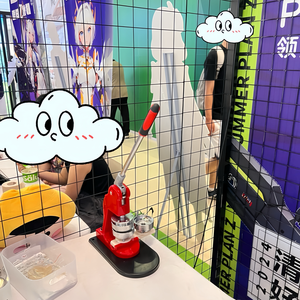 Sản xuất tại Trung Quốc cho huy hiệu nút sản xuất bán buôn 25 75 Mét nút sản xuất máy - Product Image 6