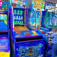 Parc d'attractions Kids Happy Redemption Arcade Ticket Game Machine Garantie 1 an Jeu de lancer et de ramassage de balles à vendre
