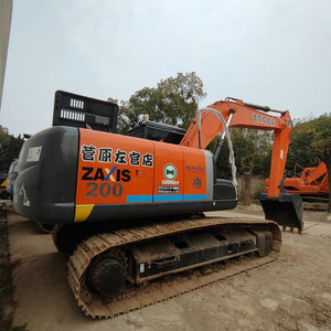 รถขุดไฮดรอลิก100% ใช้แล้วรถขุดไฮดรอลิก HITACHI ZX200 zx200 20ตัน zaxis 200ใช้งานหนัก - Product Image 4