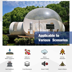 Ceyu - Carpa Inflable Transparente para Exteriores, Personalizable, Comercial, para Campamentos, Circo, Turismo, Resort, Casa Burbuja, Hotel en Alquiler, Jardín - Product Image 2