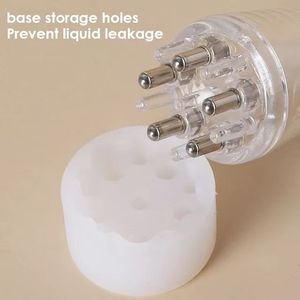 Masajeador de Cuero Cabelludo de Plástico con Vibración, Peine de Masaje para el Tratamiento del Crecimiento del Cabello, Aplicador de Aceite Capilar, Dispensador de Suero de Aceites Esenciales - Product Image 1