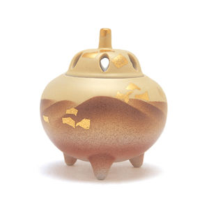 NIPPON KODO Kutani Ware quemador de incienso de porcelana japonesa dorada pintado a mano modelo de motivo de montaña escénica Nipponkodo-8 uso doméstico - Product Image 1