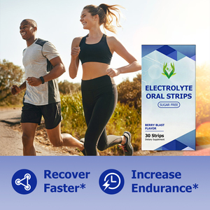 DIM Bandes orales d'électrolytes sans sucre, contenant du sodium et du potassium, pour augmenter l'endurance, 30 bandes pour adultes, complément alimentaire - Product Image 4