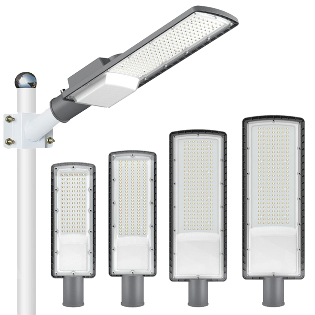 High Lumen Aluminum Alloy AC85-265V IP66 Waterproof LED Street Light 50W-200W Outdoor Road Lamp