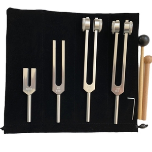 Wholesale Aluminum Alloy Tuning Fork Set Crystal 4096 mi528 128 om 136.1 OM Tuning Fork Multi Color - Product Image 3