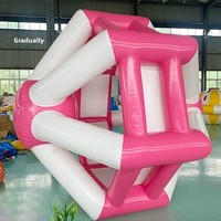 Jouets aquatiques gonflables, balles aquatiques, château gonflable, mini-terrain de jeux pour enfants, balançoire à bascule, bateau banane, en PVC et maille