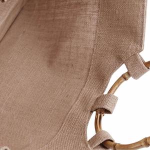 Bolsa de Yute Portátil Personalizada Profesional con Asa de Bambú para Compras - Product Image 6