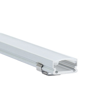Profilé en aluminium pour bande LED, diffuseur de lumière, canal d'extrusion 14mm*7mm, profilé en aluminium pour bande LED