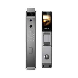 F5 High Quality Door Smart <strong>Lock</strong> Digital Tuya WiFi Connectivity <strong>Android</strong> Operation System Fingerprint Key Card Access Black - Product Image 2