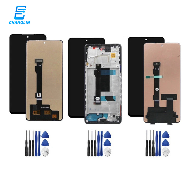 OLED Mobile Phone Part Repair for Redmi Note 12 Pro 5G FHD Display Touch Screen Replacement Digitizer Frame 1 Year Warranty