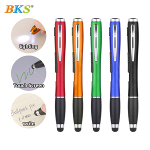 Bút bi đa năng 3 trong 1 tích hợp đèn LED, logo phát sáng, khắc logo tùy chỉnh, bút nhựa quảng cáo - Product Image 3