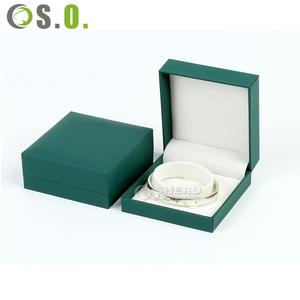 Boîte à bijoux de luxe personnalisée de haute qualité avec logo, emballage de mariage, boîte à bagues et colliers en cuir PU, boîtes à bijoux en papier - Product Image 3