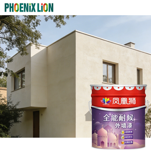 Revêtement mural imperméable adhésif excellent pour l'extérieur des maisons, application respirante par pulvérisation, émulsion pure ignifuge - Product Image 2