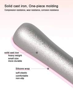 高品质定制家庭健身房健身手重彩色普拉提硅胶哑铃 - Product Image 4