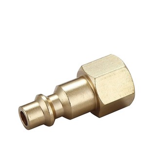 Conector Neumático de Cobre Tipo M de Paso Completo, Rosca Interna Americana de 1/4 NPT, Inserción Rápida - Product Image 2