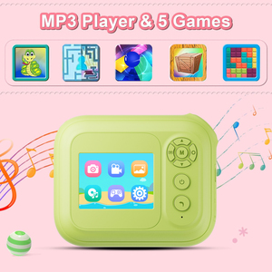 Cámara Digital Térmica para Niños con 20 Lindas Pegatinas, 5 Filtros Divertidos y Múltiples Marcos, para Aprendizaje Artístico e Intelectual - Product Image 6