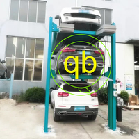 Système de stationnement vertical à trois niveaux pour SUV, élévateur de stockage de véhicules à 4 poteaux, élévateur de stationnement pour valet de voiture