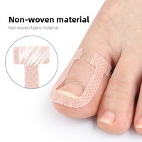 Autocollant pour ongles en U, élastique, anti-roulement, avec coussinet orthopédique ajustable pour la rainure de l'ongle, patch extensible pour ongles incarnés