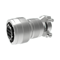Connecteurs circulaires étanches au gaz Mil-C-26482 à 3/6/10 broches 5A IP67 en cuivre plaqué or 1000V CC en acier inoxydable pour applications aériennes