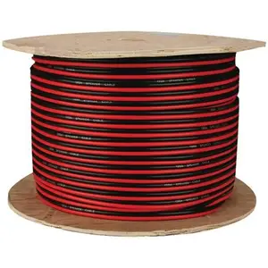 12 Gauge Speaker Cable Car Home Audio Black & Red Zip Wire