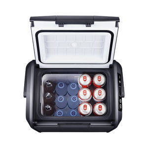 Nevera Portátil Compacta para Auto de 20L, Diseño Deportivo, Refrigerador con Congelador y Compresor, Enfriamiento de -20~10°C, 12V 24V - Product Image 4