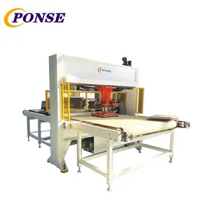 fabric roll travelling head cutting press machine With Sliding Table