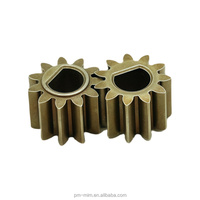 Métallurgie des poudres fritté 11 dents d-trou 8*11t * M1.25 * H12.2mm Sm310 petit moteur fer droit engrenage pour moteur réducteur