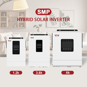 อินเวอร์เตอร์พลังงานแสงอาทิตย์แบบไฮบริดเฟสเดียว IP21 1.2 กิโลวัตต์ 12 โวลต์ ถึง 230 โวลต์ ระบบออฟกริด คลื่นไซน์บริสุทธิ์ พร้อมระบบ MPPT รุ่น SMP-1212-18 อินเวอร์เตอร์พลังงานแสงอาทิตย์แบบไฮบริด MPPT - Product Image 4