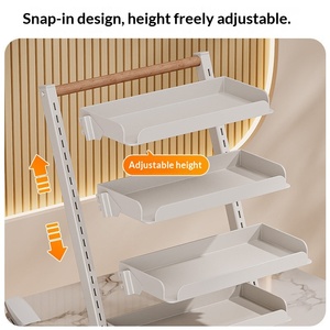 Estante de Exhibición de Acero para Mostrador de Supermercado, para Refrigerios, Bebidas, Chicles, Tienda de Conveniencia, Farmacia, Ajustable - Product Image 5