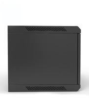 Armoire réseau murale à montage plat, capacité statique de 60 kg, porte en verre trempé de 5 mm, profondeur de 600 mm, rack de serveur