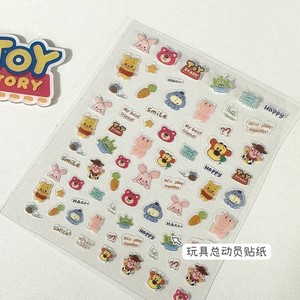 Autocollants mignons et plats pour ongles - Décalcomanies pour ongles à thème de personnages d'anime et de dessins animés pour la décoration de stylos et d'ongles, accessoires DIY <span class=keywords><strong>Kawaii</strong></span> pour ongles - Product Image 4