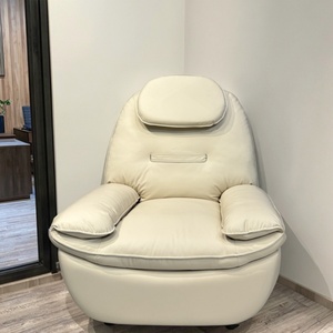 Modern Comfortable Leather Sofa-Bed Recliner TV Chair Factory Wholesale Home Living Room Fabric Upholstery Extendable Metal - Product Image 2