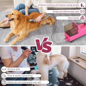 Aspiradora Automática para Mascotas con Cortadora Integrada, Secador de Pelo Recargable, ABS, Todo en Uno, Máquina de Recorte, Succión y Soplado - Product Image 4