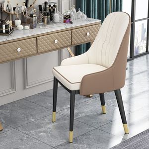 Nordic lusso sedia da pranzo con schienale semplice e moderno per la <span class=keywords><strong>casa</strong></span> e l'ufficio trucco Nail Art sedia da scrivania uso generale mobili per la <span class=keywords><strong>casa</strong></span> - Product Image 3