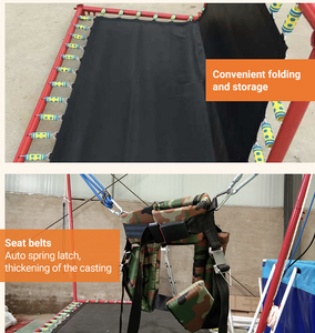 Sport <span class=keywords><strong>pas</strong></span> <span class=keywords><strong>cher</strong></span> 8ft 6 ft 14ft soft play bungy <span class=keywords><strong>trampoline</strong></span> sans ressort/simple saut à l'élastique <span class=keywords><strong>trampoline</strong></span> - Product Image 3