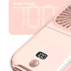 Mini ventilateur de poche 3 en 1, portable, rechargeable par USB, avec batterie, pour l'extérieur - Product Image 2