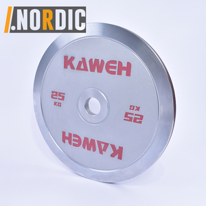 Chromed Powerlifting Steel 2 Inch <strong>Barbell</strong> Plates 0.25 0.5 1.25 2.5 5 10 15 20 25 kg Weight Plate for Deadlifting <strong>Cross</strong> Use - Product Image 1