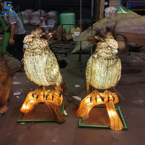 SGFL158 Linterna de animales impermeable para exteriores Linterna de animales de seda china hecha a mano para patio de recreo - Product Image 6