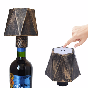 Lampe de table en forme de bouteille de vin, amovible, portable, rechargeable, avec interrupteur tactile, veilleuse décorative pour bar, café, ambiance - Product Image 2
